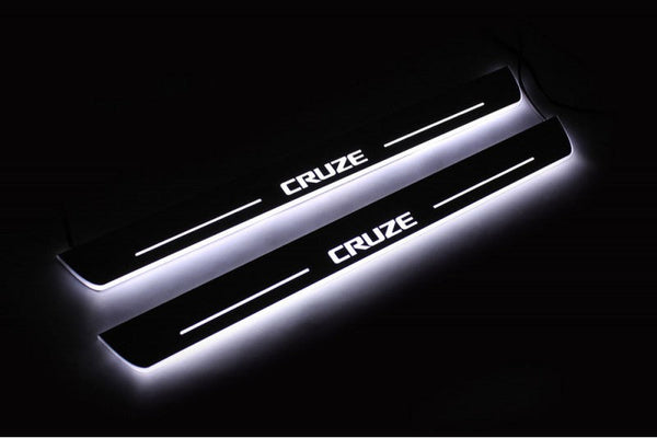 Chevrolet Cruze I Door Sill Protectors With Logo Cruze - decoinfabric