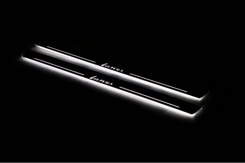 Chevrolet Lanos 2002-2017 Car Light Sill With Logo Lanos Chevrolet Led Door Sills opdesign