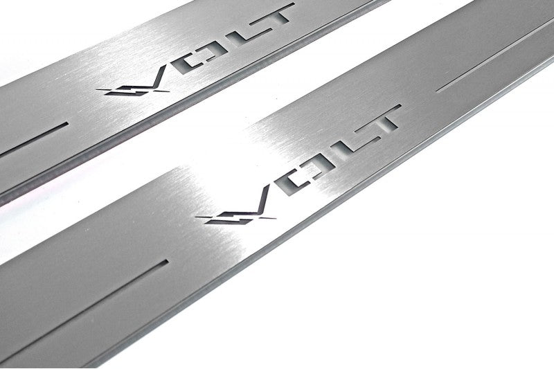 Chevrolet Volt I Auto Door Sill Plates With Logo Volt - decoinfabric