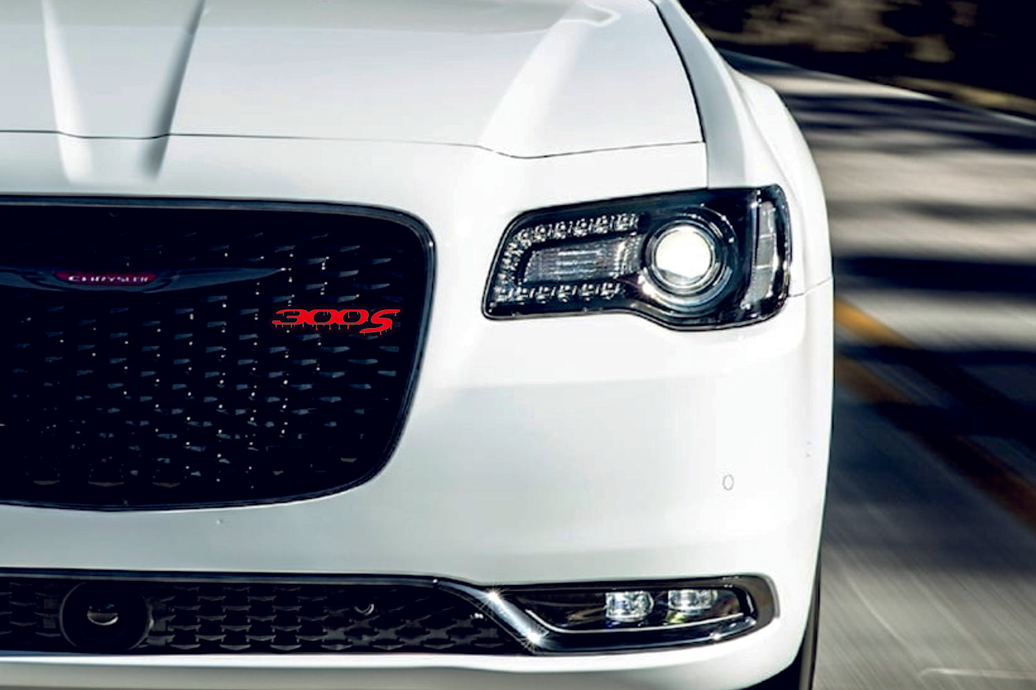 Chrysler 300C II Emblem & Badge Set - Grille and Tailgate 300S Blood logo Chrysler emblems decoinfabric