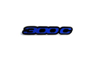 Chrysler 300C II radiator grille emblem with 300C II logo Chrysler emblems decoinfabric BLACK BLUE