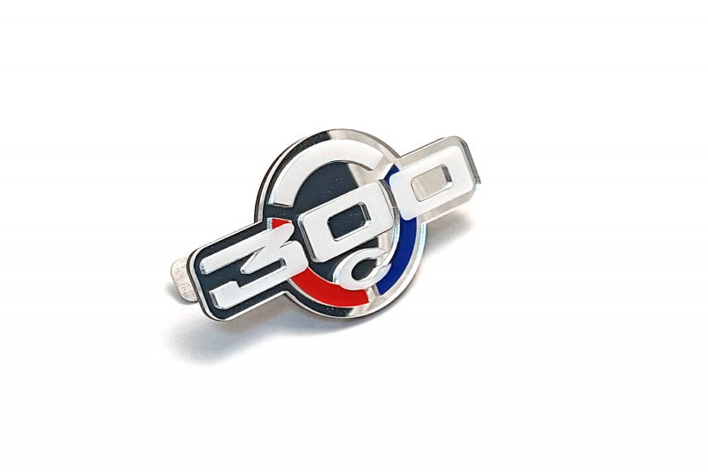 Chrysler 300C II radiator grille emblem with 300C II logo (type 2) Chrysler emblems decoinfabric