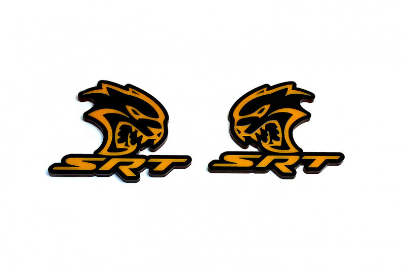 Chrysler emblem for fenders with Hellcat + SRT logo Chrysler emblems decoinfabric