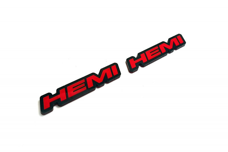Chrysler emblem for fenders with HEMI logo (type 2) Chrysler emblems decoinfabric