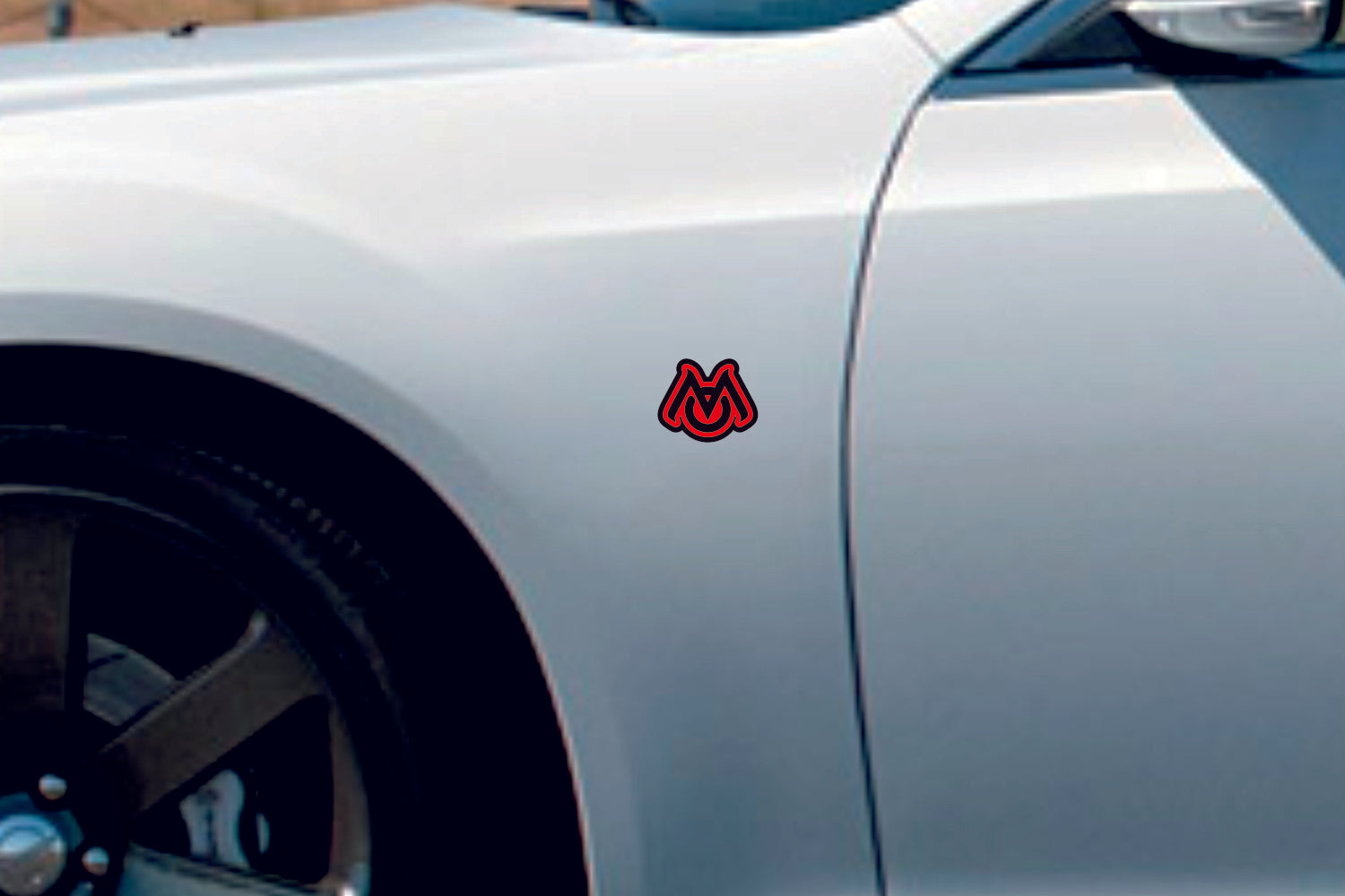 Chrysler emblem for fenders with Mopar logo (type 4) - decoinfabric