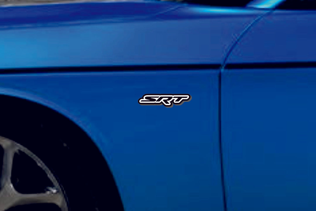 Chrysler emblem for fenders with SRT logo (type 2) Chrysler emblems decoinfabric