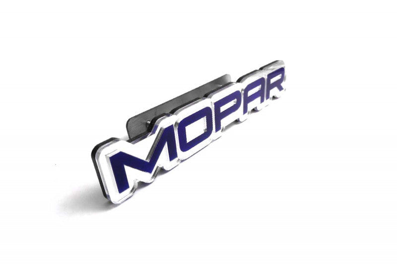 Chrysler Radiator grille emblem with Mopar logo - decoinfabric