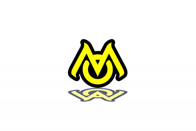 Chrysler Radiator grille emblem with Mopar logo (type 3) - decoinfabric