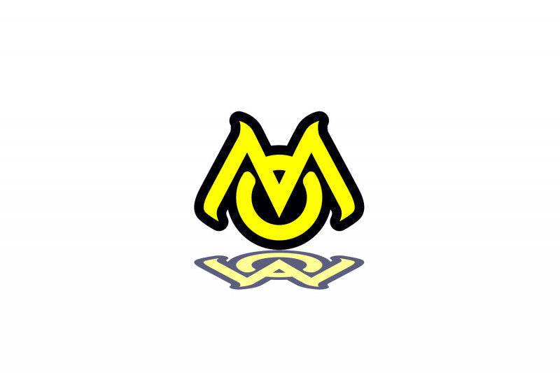 Chrysler Radiator grille emblem with Mopar logo (type 3) Chrysler emblems decoinfabric