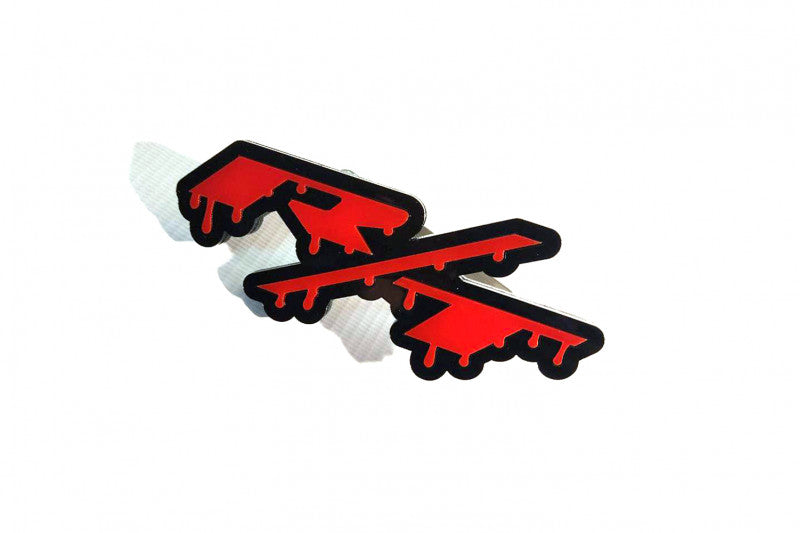 Chrysler Radiator grille emblem with R/T Blood logo Chrysler emblems decoinfabric
