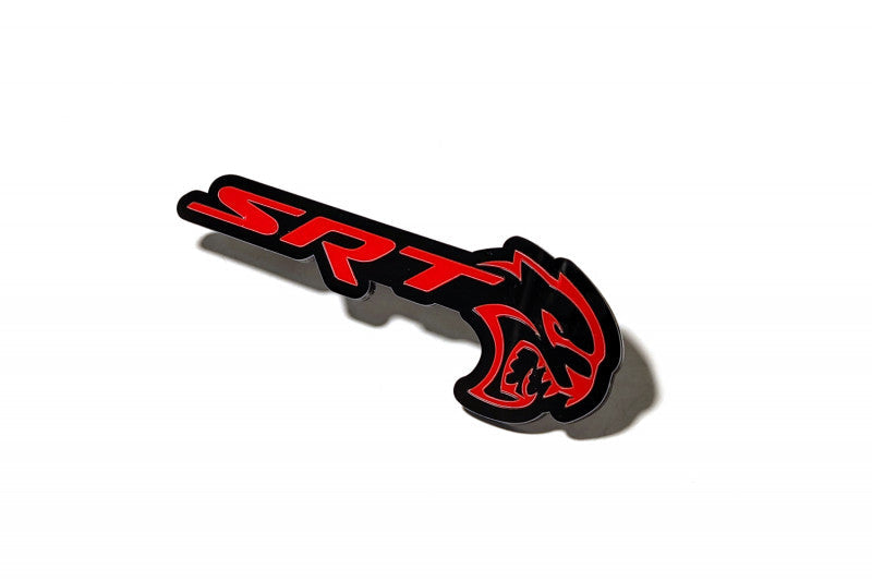 Chrysler Radiator grille emblem with SRT Hellcat logo - decoinfabric