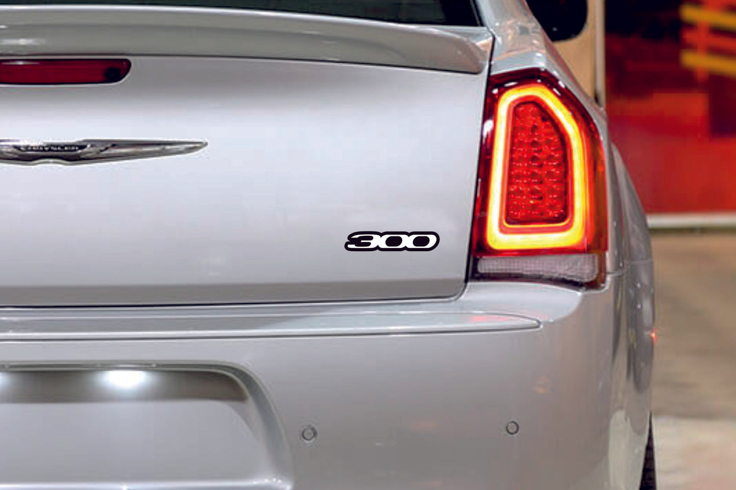 Chrysler tailgate trunk rear emblem with 300 logo Chrysler emblems decoinfabric