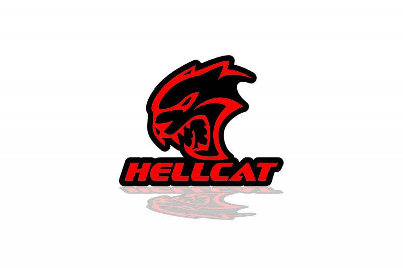 Chrysler Emblem & Badges set with Hellcat + text Hellcat logo