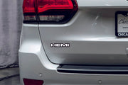 Chrysler tailgate trunk rear emblem with HEMI logo Chrysler emblems decoinfabric BLACK WHITE