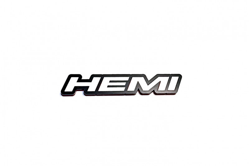 Chrysler tailgate trunk rear emblem with HEMI logo (Type 2) Chrysler emblems decoinfabric