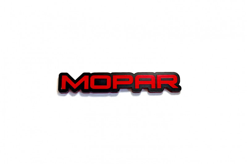 Chrysler tailgate trunk rear emblem with MOPAR logo Chrysler emblems decoinfabric
