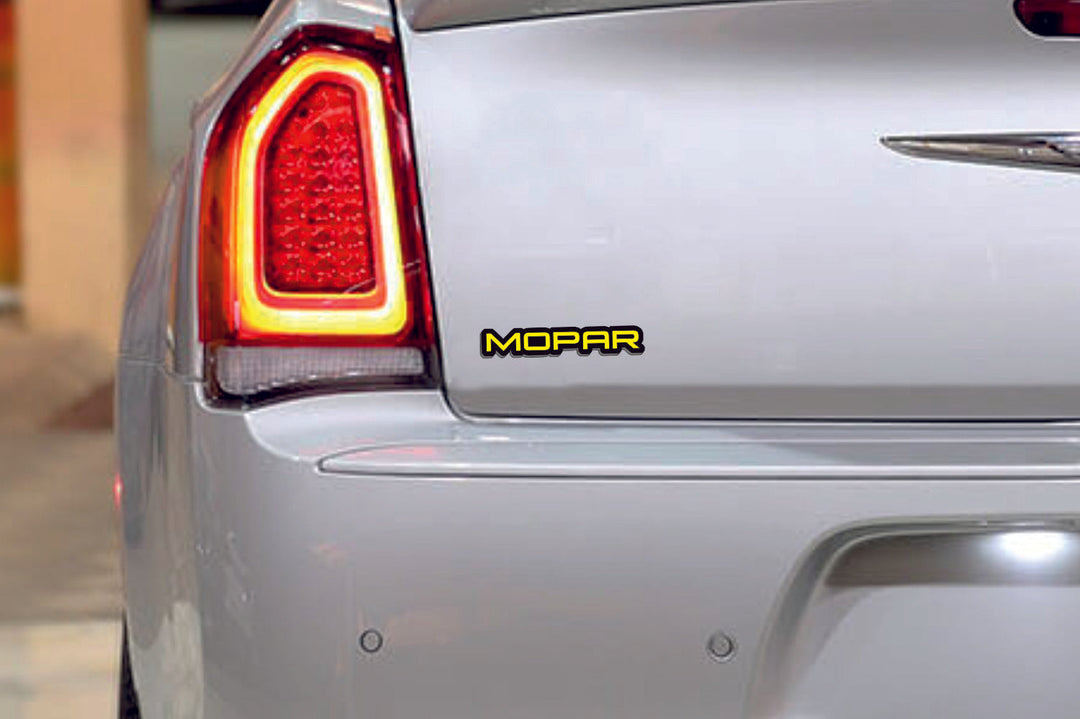 Chrysler Emblem & Badges set with Mopar logo Chrysler emblems decoinfabric