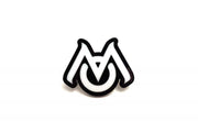 Chrysler tailgate trunk rear emblem with MOPAR logo (Type 3) Chrysler emblems decoinfabric BLACK WHITE