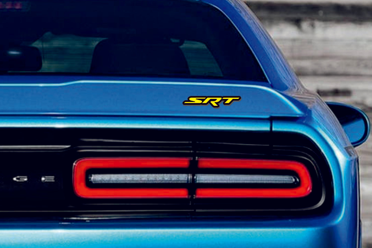 Chrysler tailgate trunk rear emblem with SRT logo