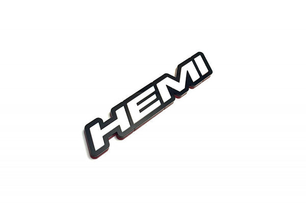 Jeep tailgate trunk rear emblem with Hemi logo (type 2)