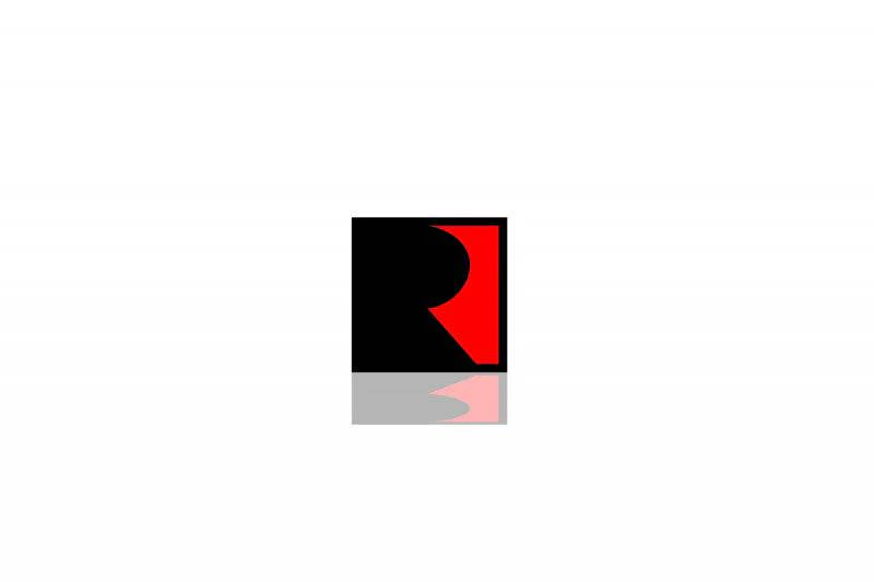 JEEP Radiator grille emblem with ROUSH logo (type 2)