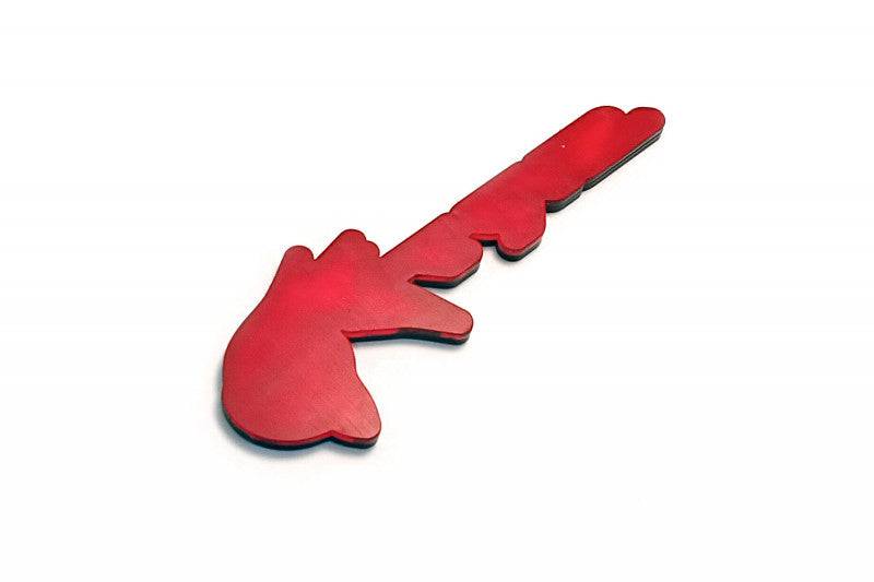 Jeep Stainless Steel tailgate trunk rear emblem with SRT Trackhawk logo Jeep emblems decoinfabric