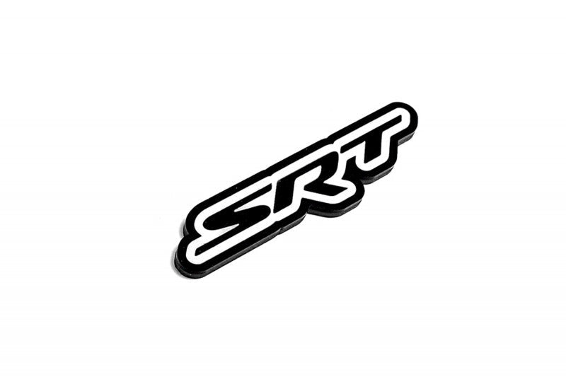 Jeep tailgate trunk rear emblem with SRT (type 2) logo - decoinfabric