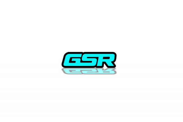 Mitsubishi tailgate trunk rear emblem with GSR logo
