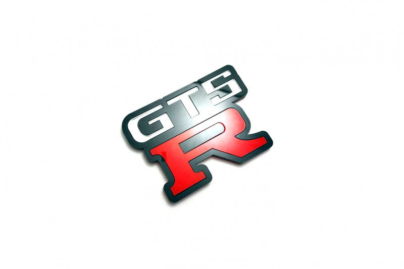 Nissan tailgate trunk rear emblem with GTS-R logo - decoinfabric
