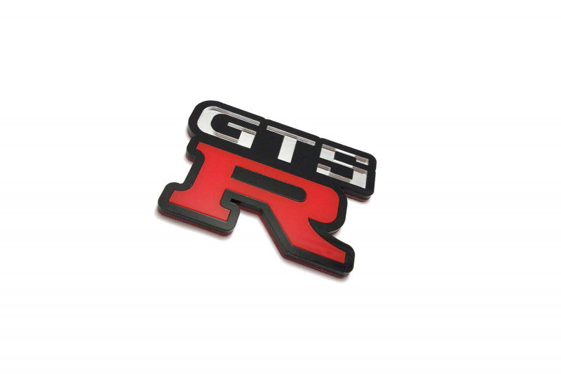 Nissan tailgate trunk rear emblem with GTS-R logo - decoinfabric