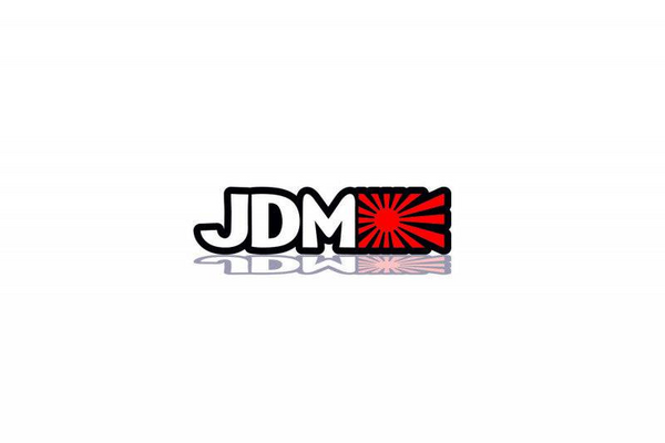 Nissan Radiator grille emblem with JDM logo (type 2)