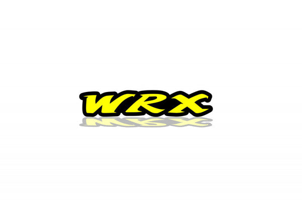 Subaru tailgate trunk rear emblem with WRX logo (type 3)