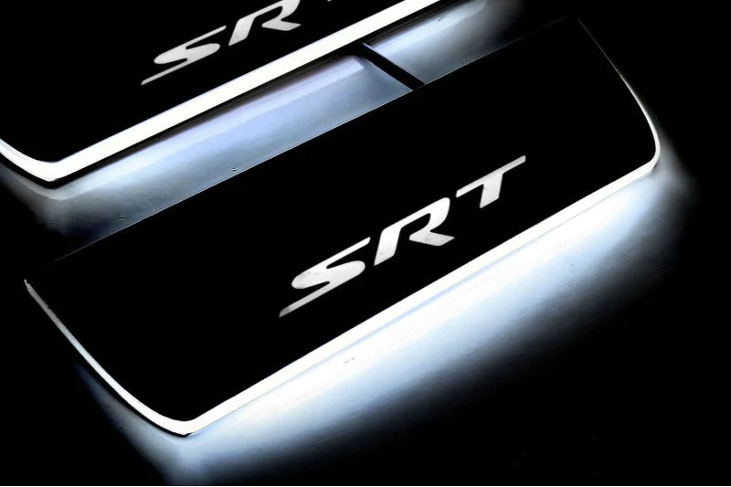 Chrysler 300C II Auto Door Sills With Logo Chrysler front+SRT rear - decoinfabric