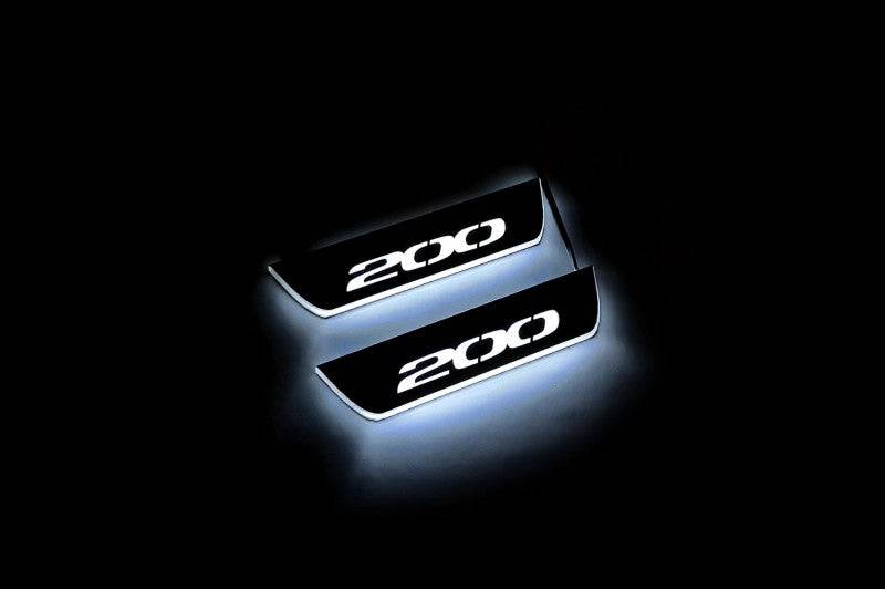 Chrysler 200 II LED Door Sills PRO With Logo 200 - decoinfabric