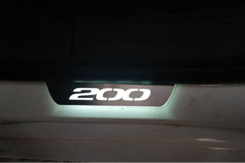 Chrysler 200 II LED Door Sills PRO With Logo 200 - decoinfabric