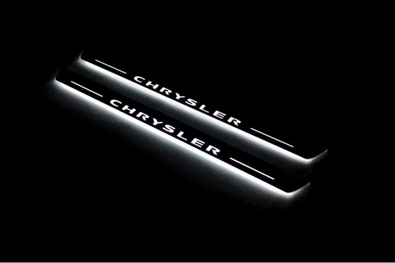 Chrysler 200 II LED Door Sill With Logo Chrysler - decoinfabric