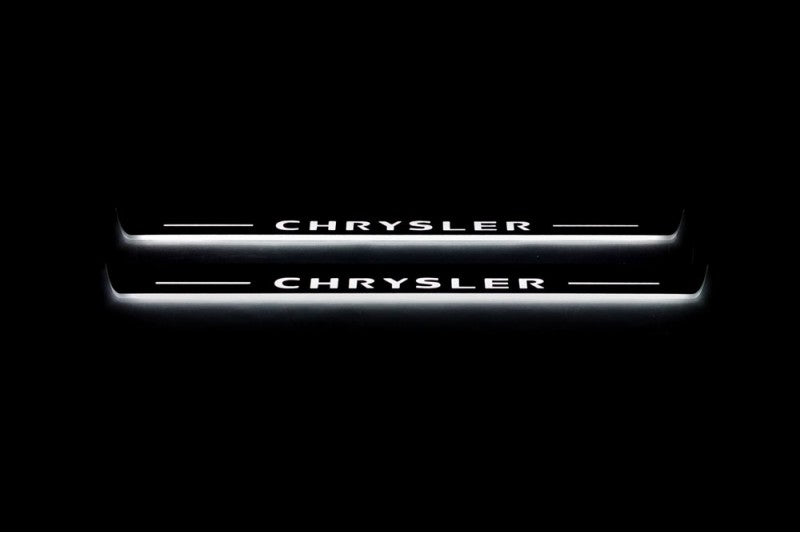 Chrysler 300C I Car Door Sill With Logo Chrysler - decoinfabric