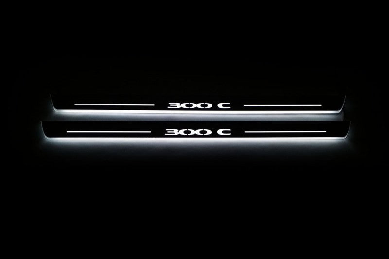 Chrysler 300C I 2005-2010 Car Sill With Logo 300C Chrysler Led Door Sills opdesign