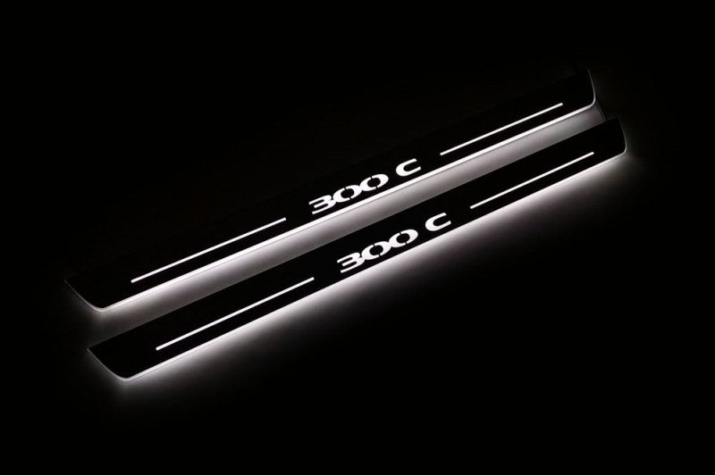 Chrysler 300C I 2005-2010 Car Sill With Logo 300C Chrysler Led Door Sills opdesign