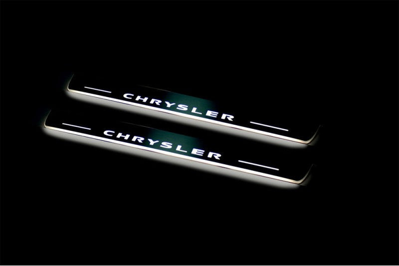 Chrysler 300C II Auto Door Sills With Logo Chrysler - decoinfabric