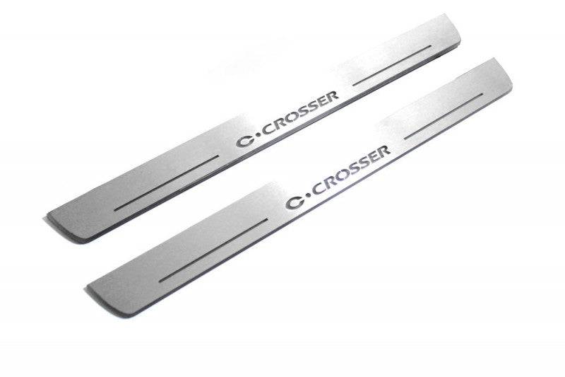 Citroen C-Crosser LED Door Sills PRO With Logo  C-Crosser - decoinfabric