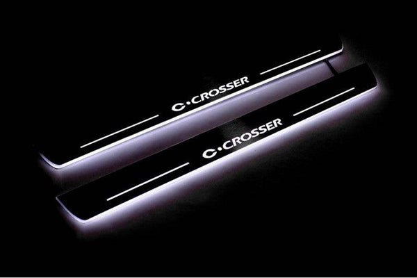 Citroen C-Crosser LED Door Sills PRO With Logo  C-Crosser - decoinfabric