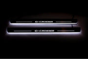 Citroen C-Crosser 2007-2012 LED Door Sills PRO With Logo C-Crosser Citroen Led Door Sills opdesign
