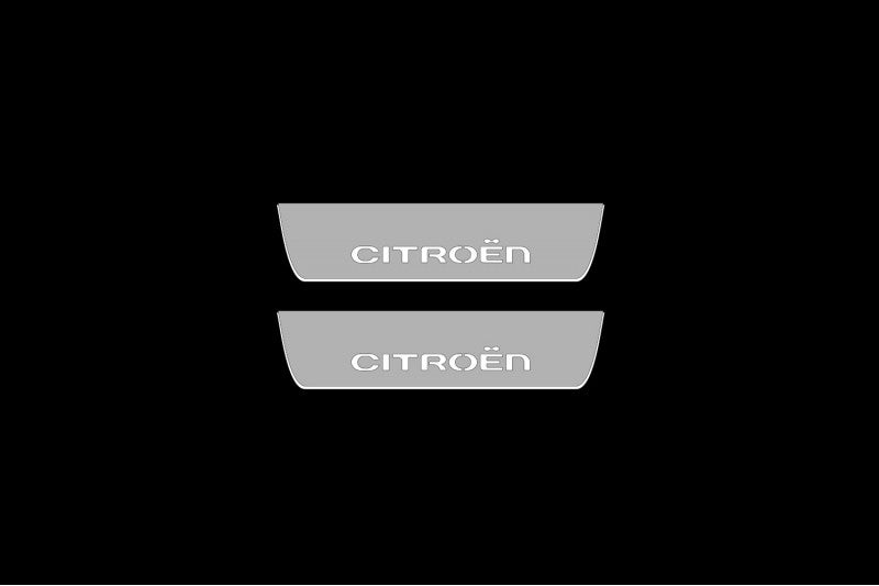 Citroen C4 II 2010-2020 Car Door Sill With Logo Citroen Citroen Led Door Sills opdesign