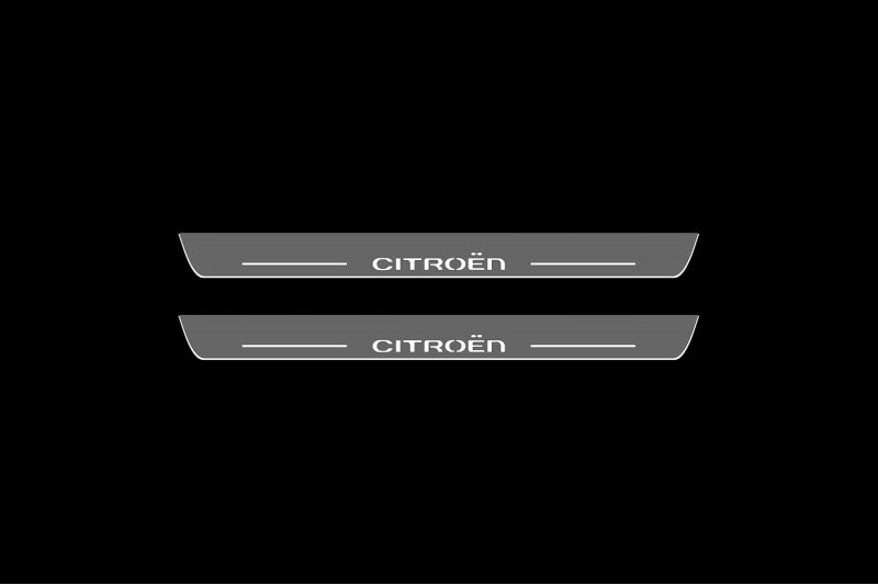 Citroen C5 II 2008-2021 Door Sill Protectors With Logo Citroen Citroen Led Door Sills opdesign