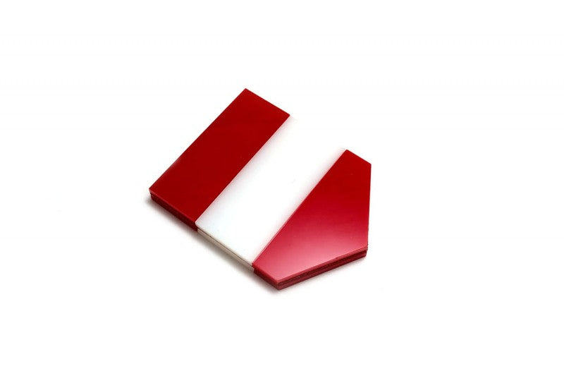 Car emblem badge with flag of Austria Country Flag Emblems decoinfabric