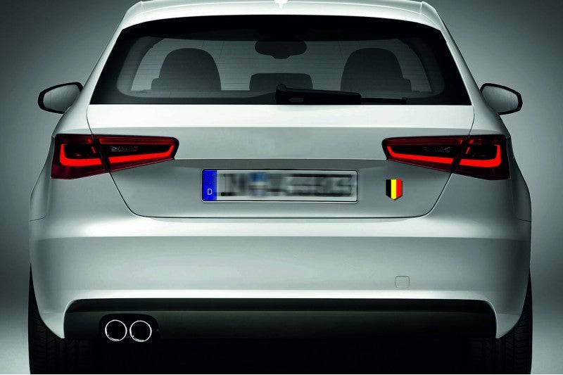 Belgium tailgate trunk rear emblem with Belgium logo Custom Rear Emblem decoinfabric