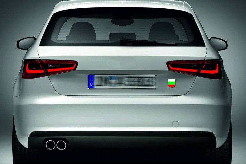 Bulgaria tailgate trunk rear emblem with Bulgaria logo Custom Rear Emblem decoinfabric