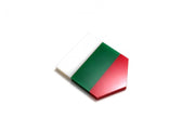 Car emblem badge with flag of Bulgaria Country Flag Emblems decoinfabric