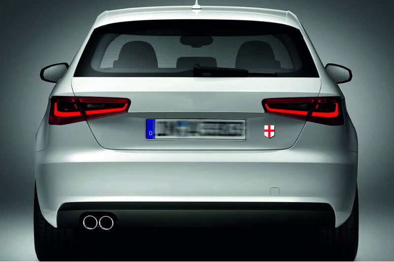 Car emblem badge with flag of England - decoinfabric